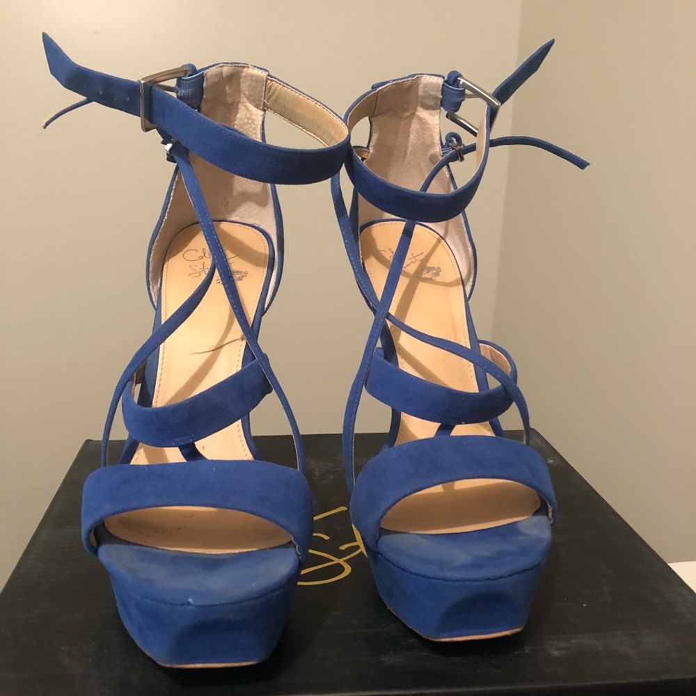 Colin Stuart Cobalt blue heel